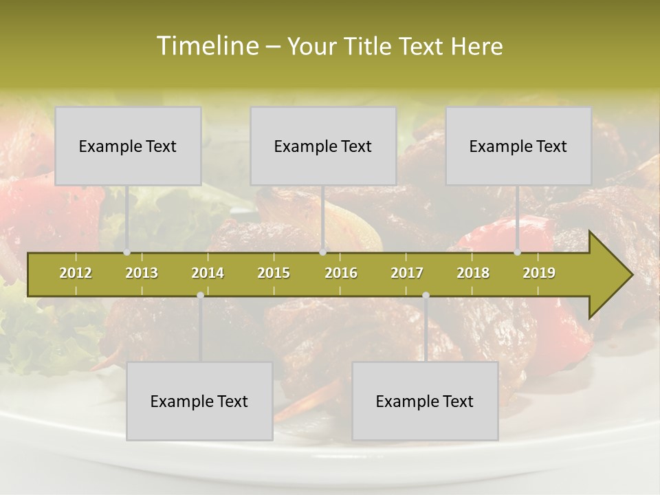 Grilled Fastfood Dinner PowerPoint Template