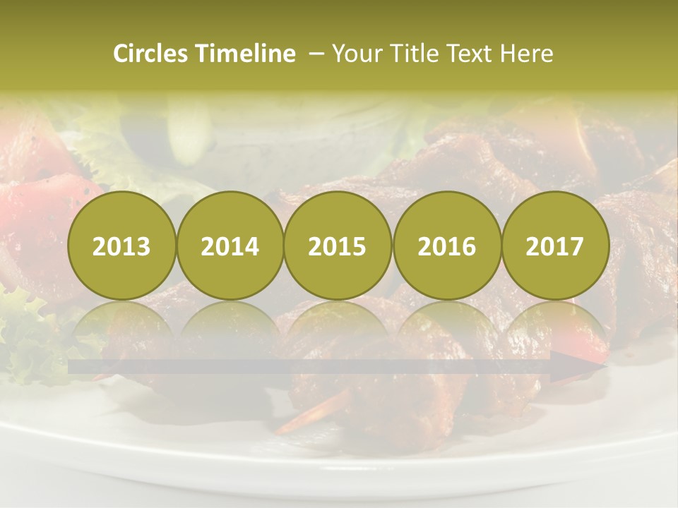 Grilled Fastfood Dinner PowerPoint Template