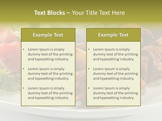 Grilled Fastfood Dinner PowerPoint Template