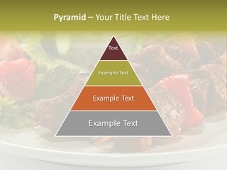 Grilled Fastfood Dinner PowerPoint Template