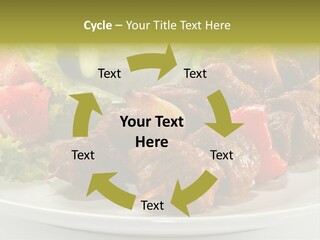 Grilled Fastfood Dinner PowerPoint Template