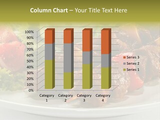 Grilled Fastfood Dinner PowerPoint Template