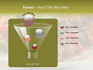 Grilled Fastfood Dinner PowerPoint Template