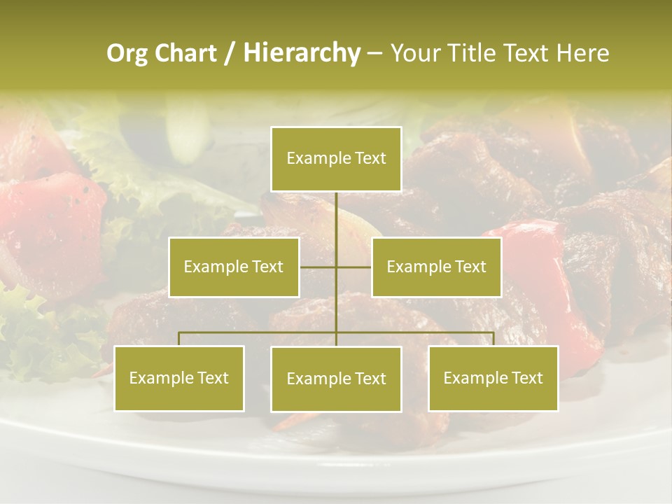 Grilled Fastfood Dinner PowerPoint Template