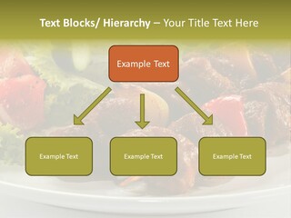 Grilled Fastfood Dinner PowerPoint Template