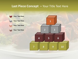 Grilled Fastfood Dinner PowerPoint Template