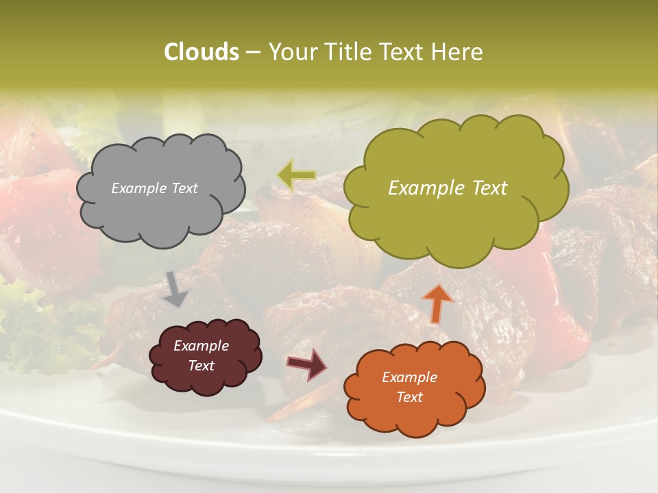 Grilled Fastfood Dinner PowerPoint Template