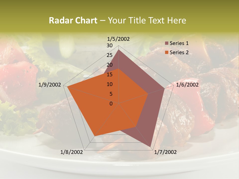 Grilled Fastfood Dinner PowerPoint Template