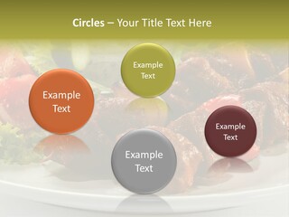 Grilled Fastfood Dinner PowerPoint Template