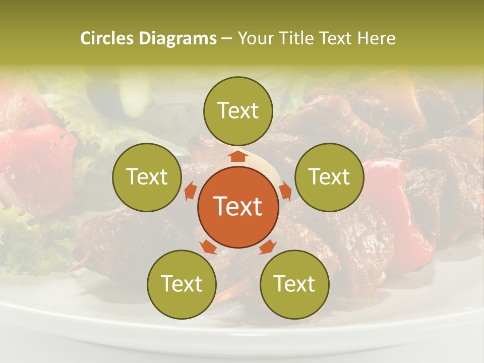 Grilled Fastfood Dinner PowerPoint Template