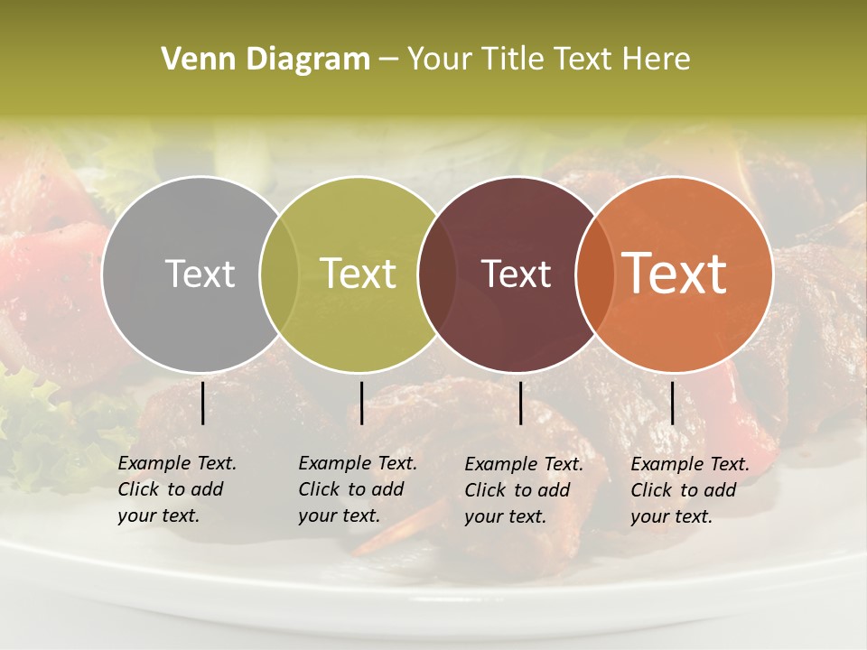 Grilled Fastfood Dinner PowerPoint Template