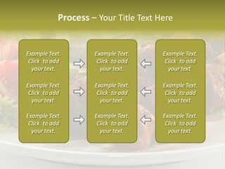 Grilled Fastfood Dinner PowerPoint Template