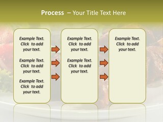 Grilled Fastfood Dinner PowerPoint Template