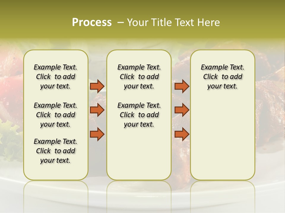 Grilled Fastfood Dinner PowerPoint Template