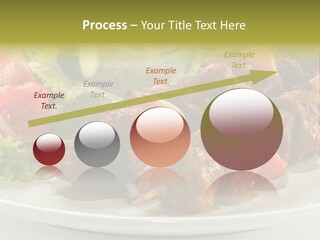 Grilled Fastfood Dinner PowerPoint Template