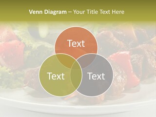 Grilled Fastfood Dinner PowerPoint Template