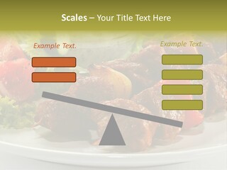 Grilled Fastfood Dinner PowerPoint Template