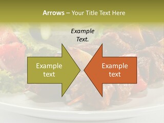 Grilled Fastfood Dinner PowerPoint Template