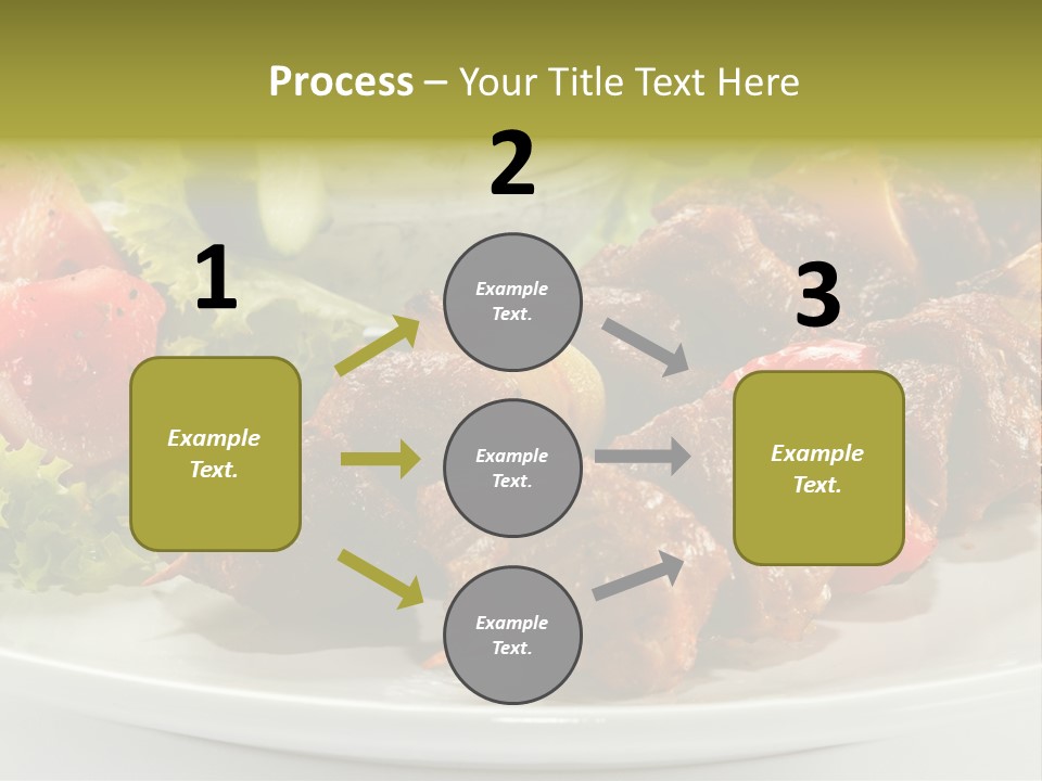 Grilled Fastfood Dinner PowerPoint Template