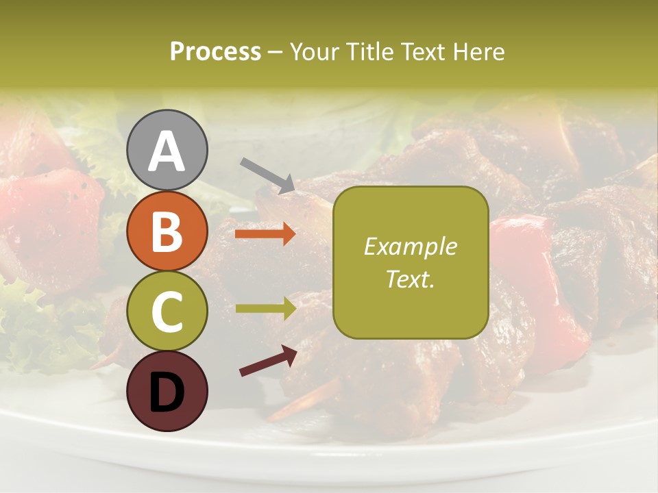 Grilled Fastfood Dinner PowerPoint Template