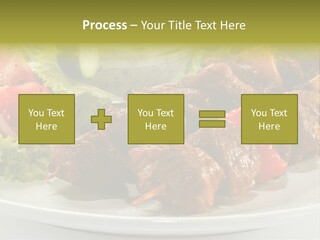 Grilled Fastfood Dinner PowerPoint Template