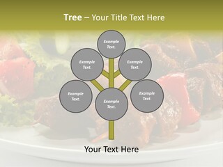 Grilled Fastfood Dinner PowerPoint Template