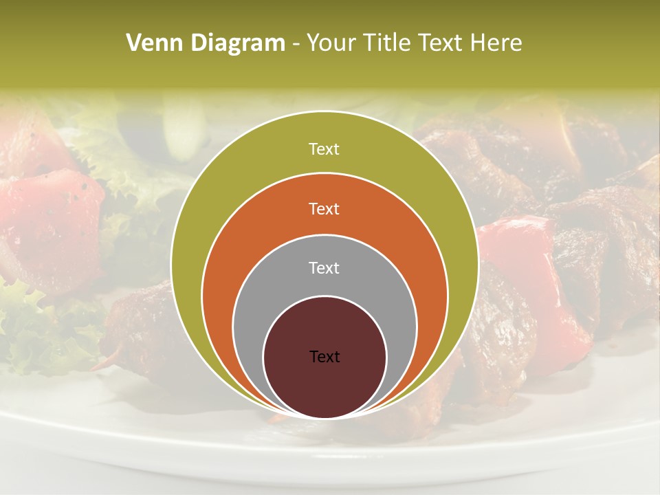 Grilled Fastfood Dinner PowerPoint Template