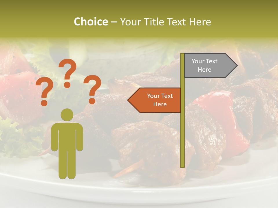 Grilled Fastfood Dinner PowerPoint Template