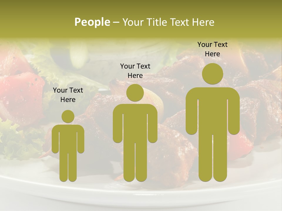 Grilled Fastfood Dinner PowerPoint Template