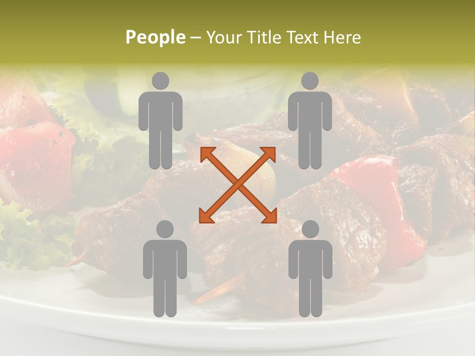 Grilled Fastfood Dinner PowerPoint Template