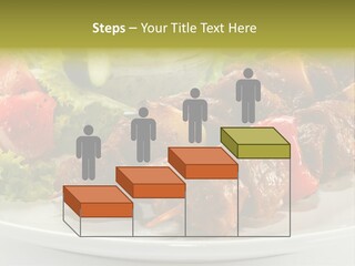 Grilled Fastfood Dinner PowerPoint Template