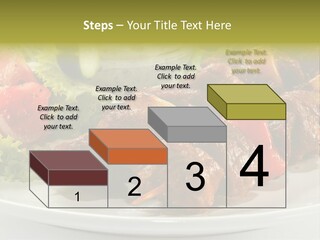 Grilled Fastfood Dinner PowerPoint Template