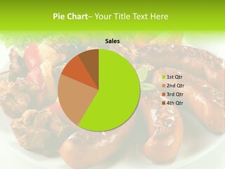 Bbq Fast Cucumber PowerPoint Template
