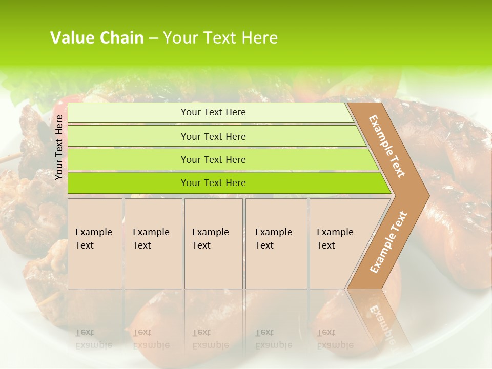 Bbq Fast Cucumber PowerPoint Template