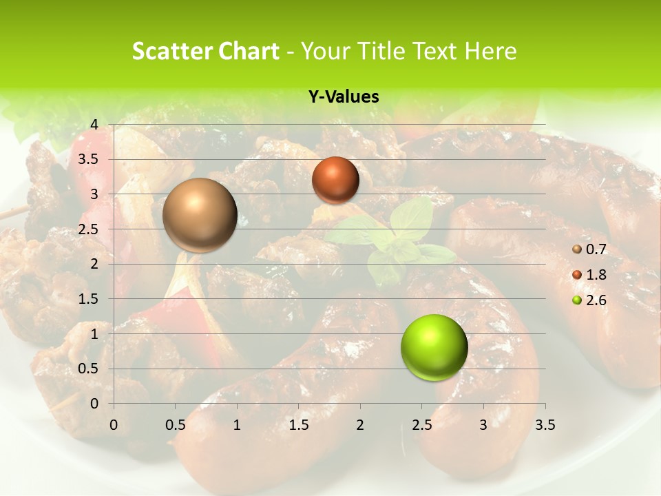 Bbq Fast Cucumber PowerPoint Template