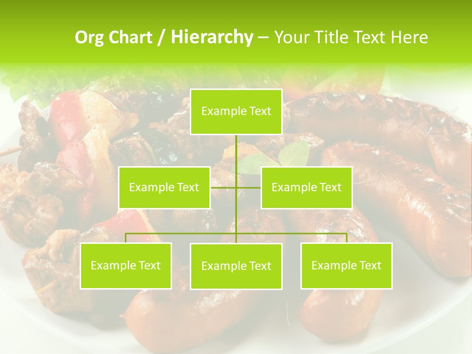Bbq Fast Cucumber PowerPoint Template