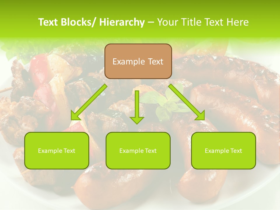 Bbq Fast Cucumber PowerPoint Template