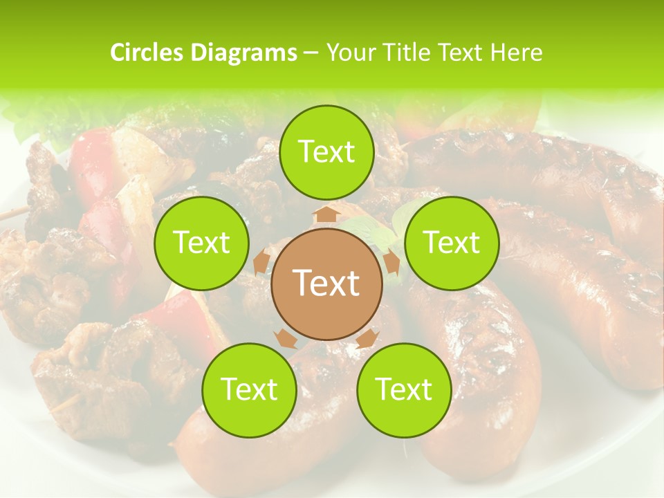 Bbq Fast Cucumber PowerPoint Template