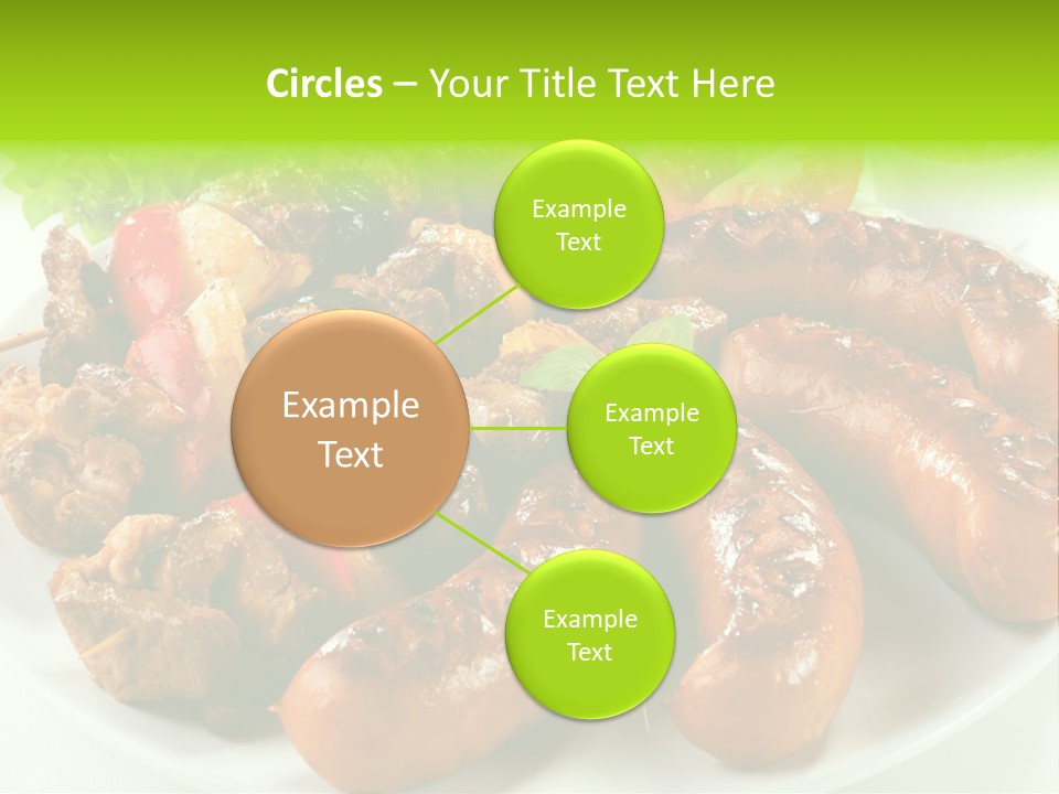 Bbq Fast Cucumber PowerPoint Template