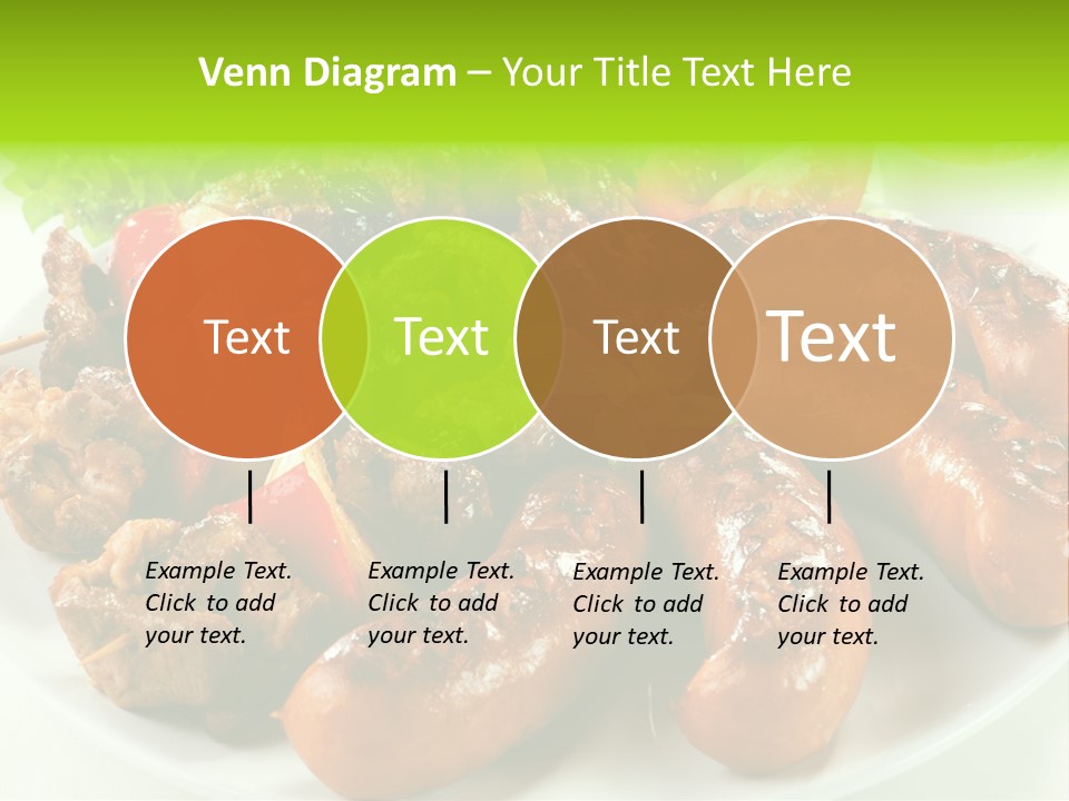 Bbq Fast Cucumber PowerPoint Template
