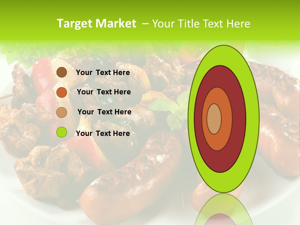 Bbq Fast Cucumber PowerPoint Template