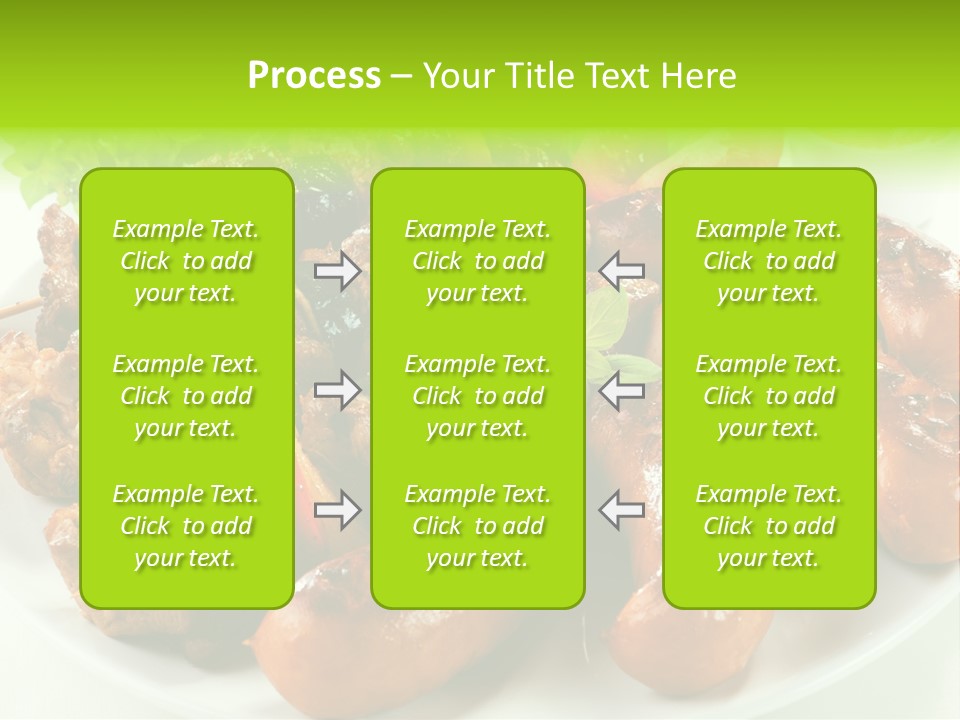 Bbq Fast Cucumber PowerPoint Template