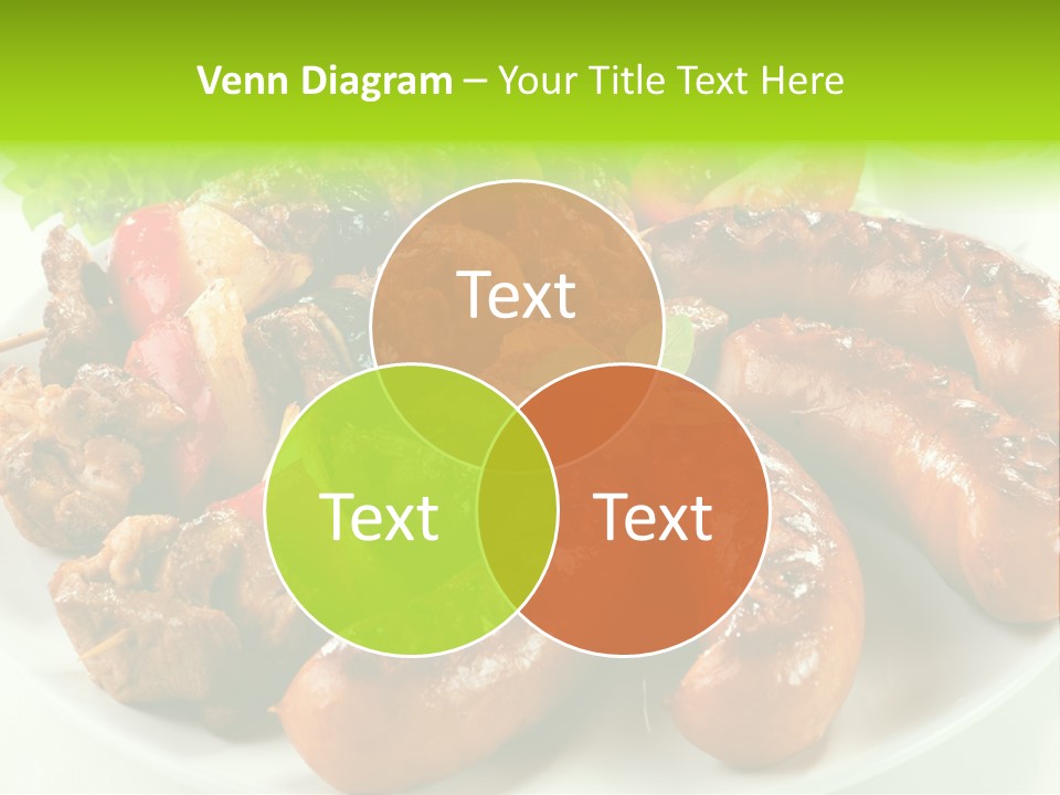 Bbq Fast Cucumber PowerPoint Template