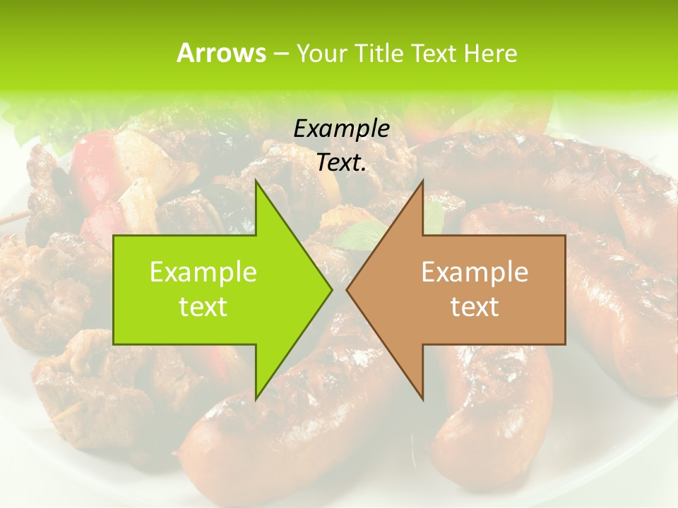 Bbq Fast Cucumber PowerPoint Template