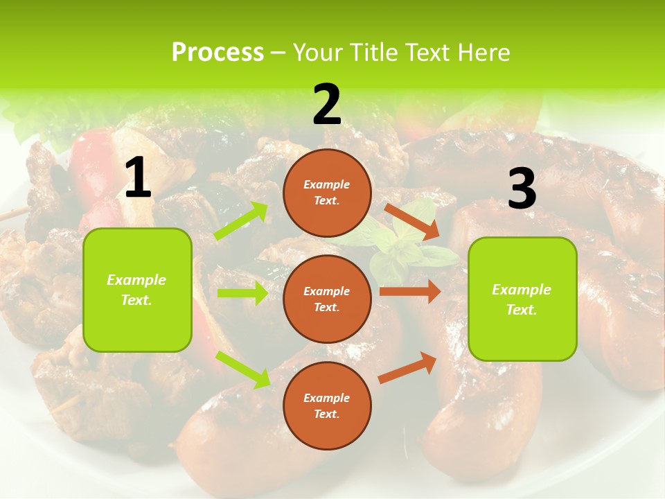 Bbq Fast Cucumber PowerPoint Template
