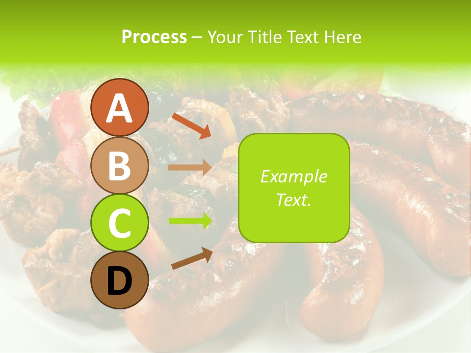 Bbq Fast Cucumber PowerPoint Template
