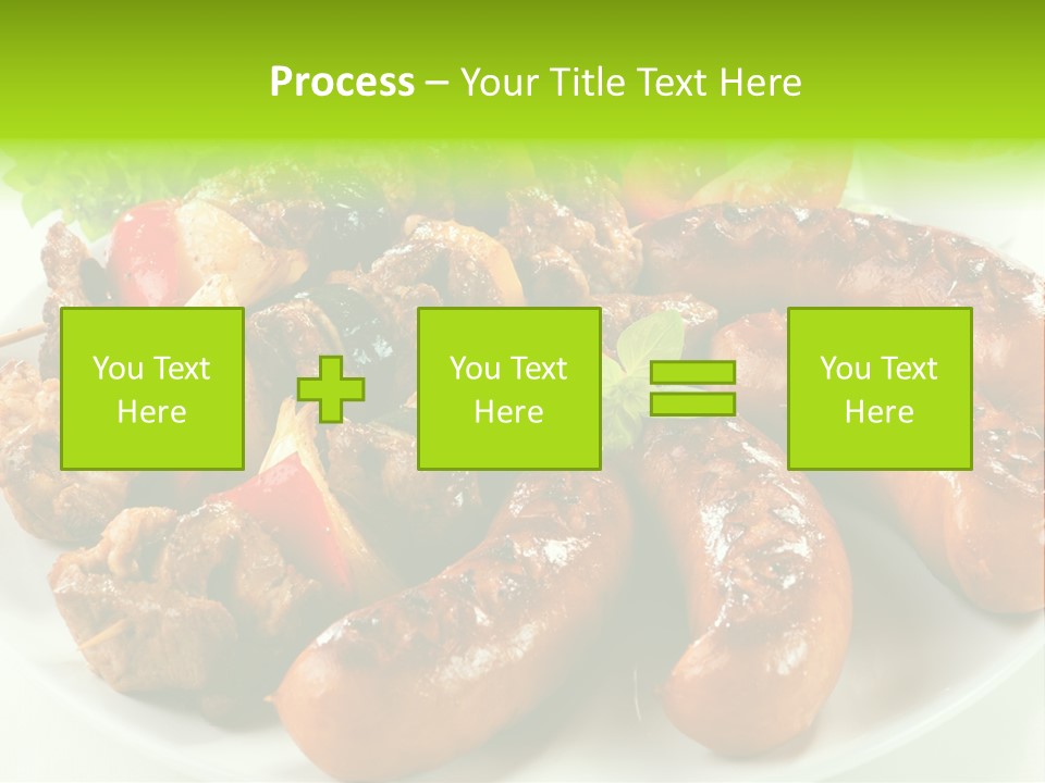 Bbq Fast Cucumber PowerPoint Template