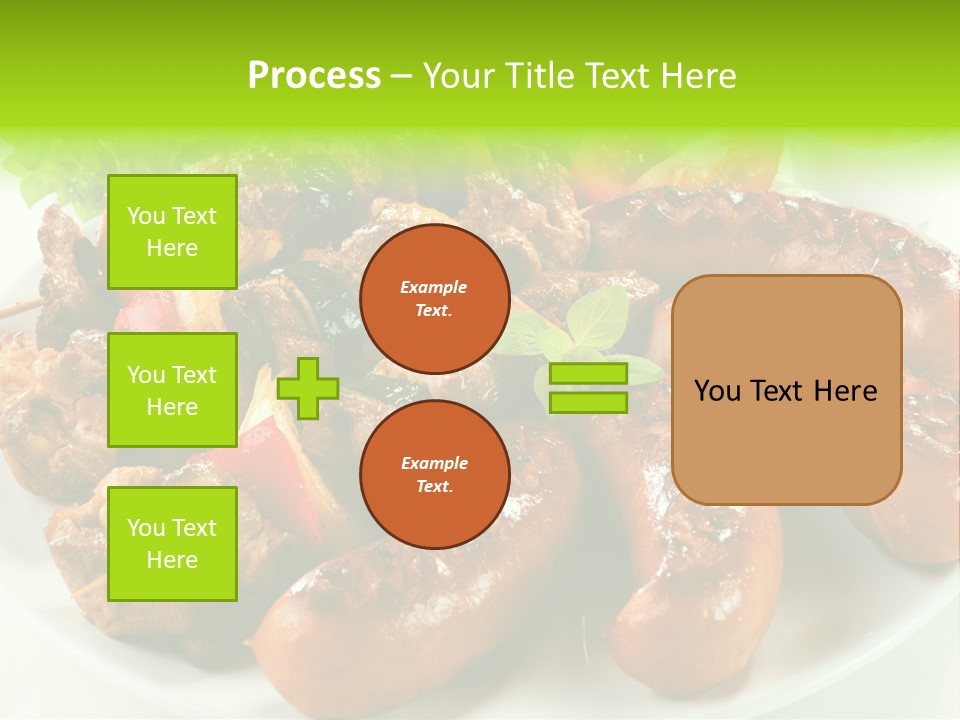 Bbq Fast Cucumber PowerPoint Template