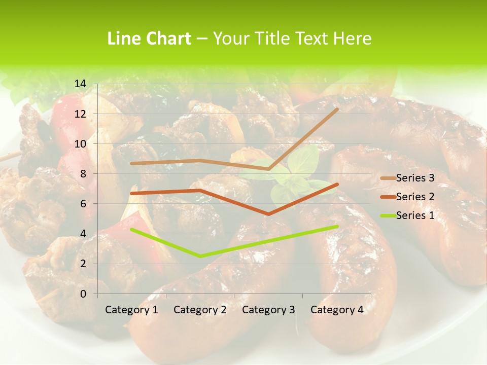 Bbq Fast Cucumber PowerPoint Template