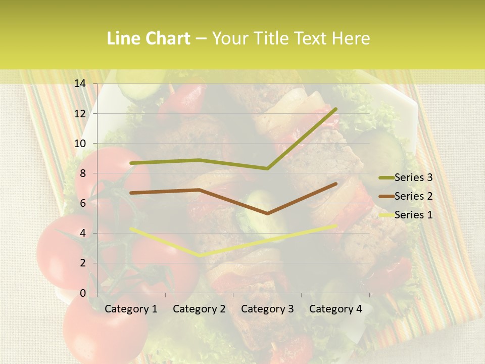 Cucumbers Shish Napkin PowerPoint Template